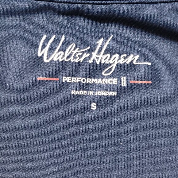 Walter Hagen 1/4 Zip Vest Mens Small Performance 11 All Season Yellow Zip Pocket - Picture 6 of 12